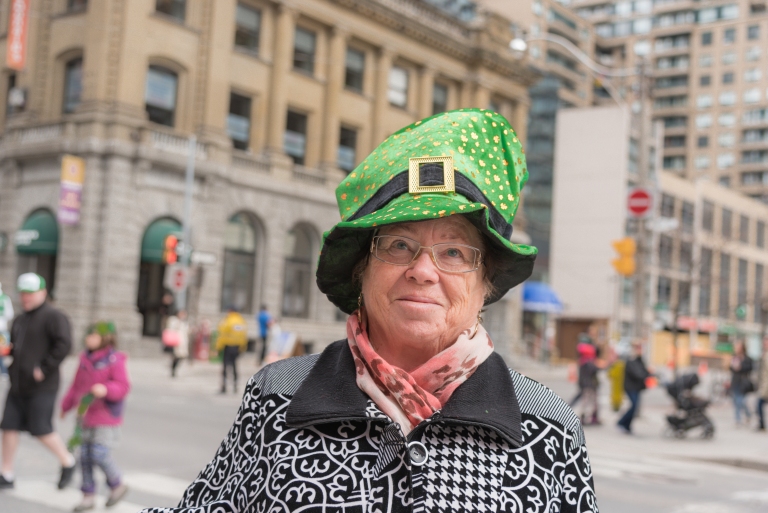 Canada Toronto St Patrick's Day Parade leprechaun hat